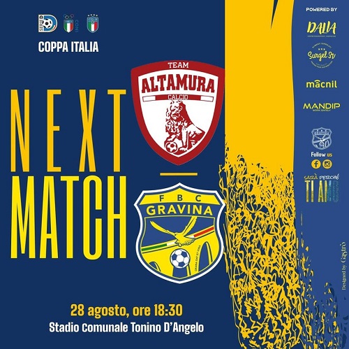 Font Di Css DOMENICA, AD ALTAMURA, IL DEBUTTO IN COPPA ITALIA PER L’FBC
